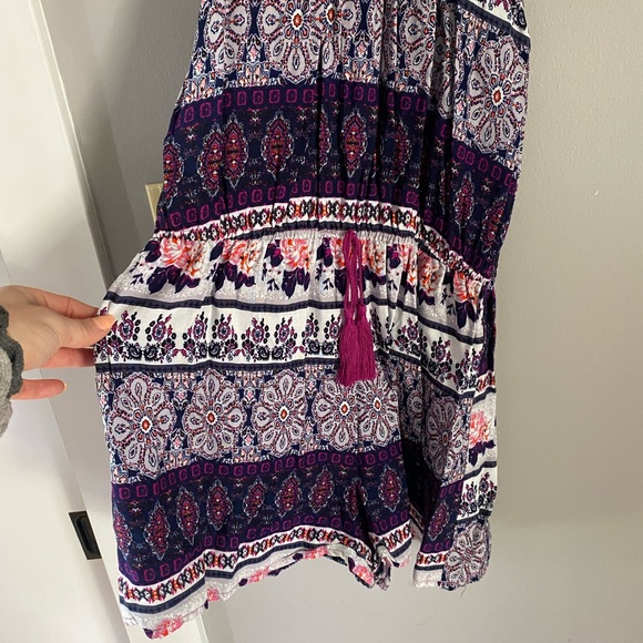 Missimo Printed Romper with waist tie - Picture 3 of 5